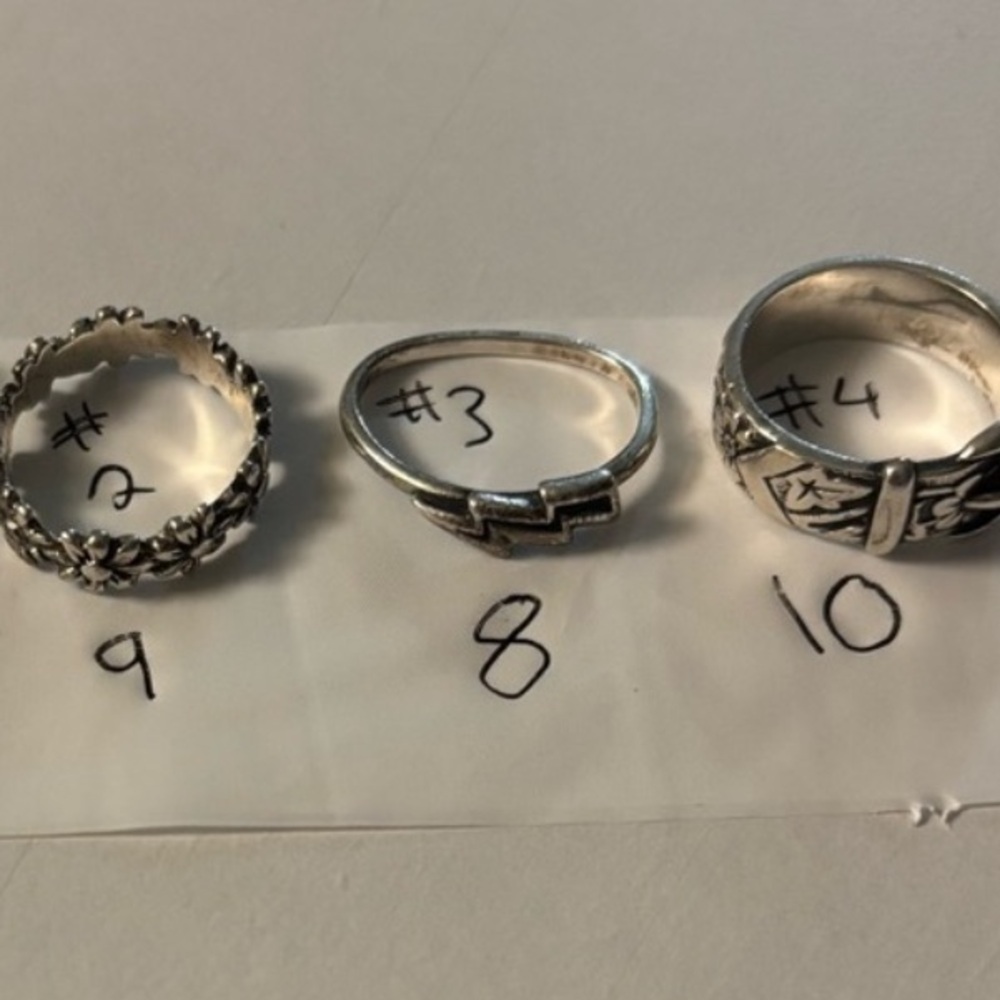 Lightening Bolt James Avery Silver Ring